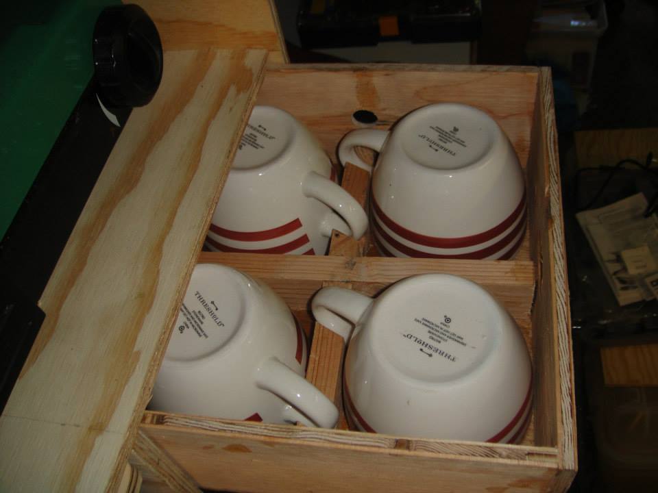 Kitchen box tea cup drawer